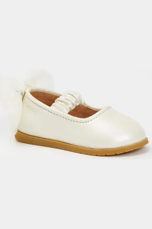 Donsje Taatie ballerina van leer met applicatie