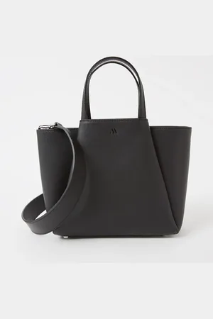 Kaai Mini Pyramid crossbodytas van leer