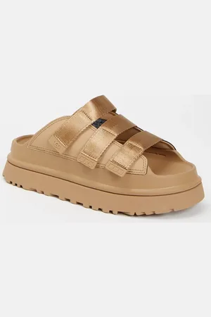 UGG Goldenglow slipper met logo