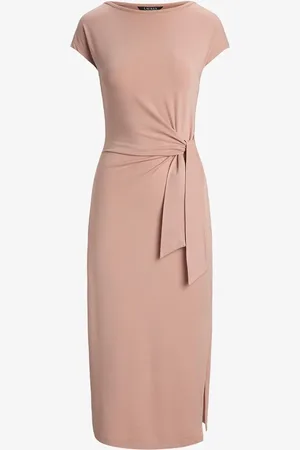 Ralph Lauren Midi jurk met strikdetail