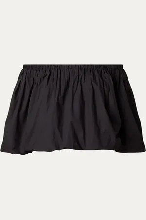 Isabel Marant Bertille off-shoulder top met ballonmouw