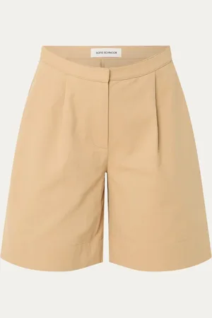 Sofie Schnoor Amel high waist straight fit korte broek met steekzakken