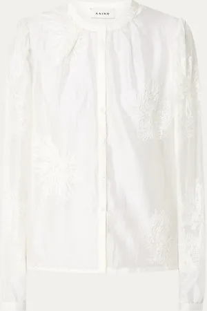 Aaiko Yna semi-transparante blouse met borduring