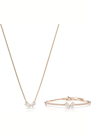 Swarovski Mesmera set van ketting en bangle met kristal