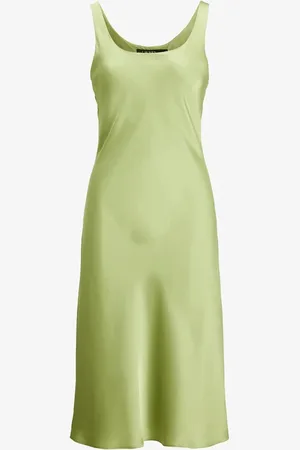 Ralph Lauren Charmeuse mouwloze cocktailjurk