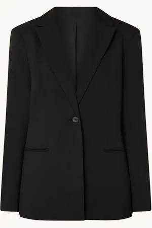 Calvin Klein Blazer met paspelzakken en schoudervulling