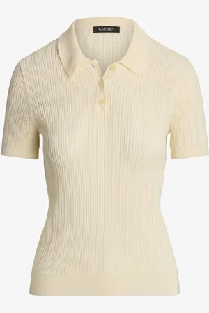 Ralph Lauren Fijngebreide polo met structuur