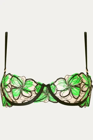 BlueBella Odette beugel bh van mesh met borduring