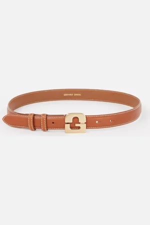 Gerard Darel Lauren riem van leer met logo