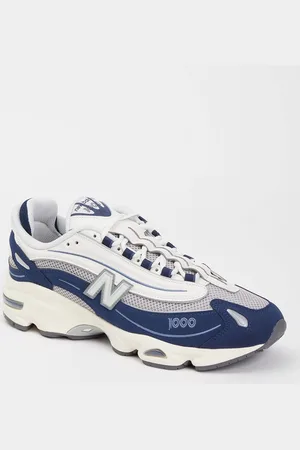 New Balance M1000 sneaker van mesh met suède details