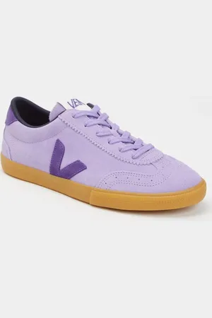 Veja Volley sneaker van suède met logo