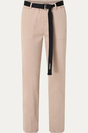 10 days High waist tapered fit pantalon met ceintuur
