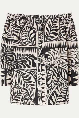 Summum Woman Blouse met bladprint