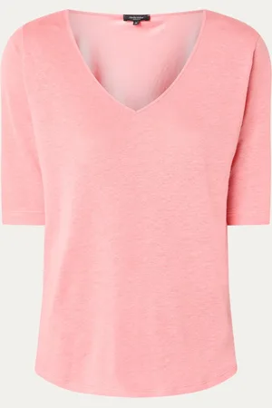 Claudia Sträter Top in lyocellblend met V-hals