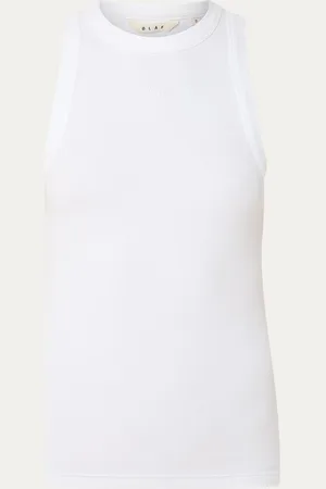 ØLÅF Ribgebreide tanktop met logo