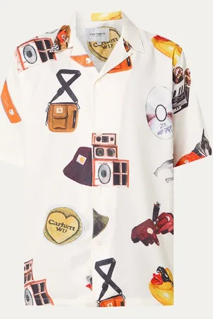 Carhartt Jacob Rochester regular fit overhemd met print