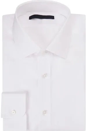 HUGO BOSS H-David regular fit overhemd met kent kraag