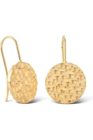 Casa Jewelry Bump oorhangers verguld