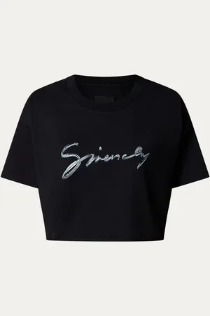 Givenchy Cropped T-shirt met logoprint