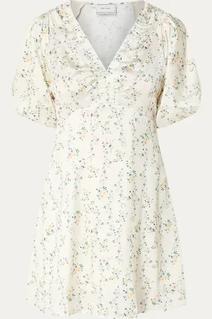 Neo Noir Uma mini jurk met ballonmouw en bloemenprint