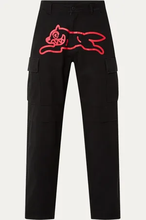 ICECREAM Running Dog straight fit cargobroek met print