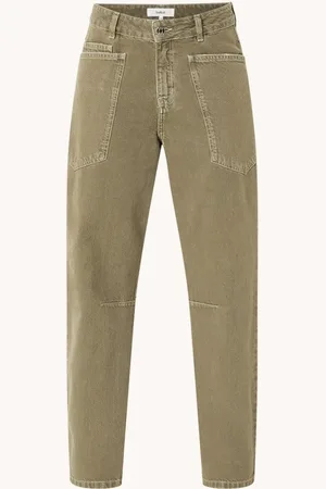 Bash Vulny high waist straight leg jeans met gekleurde wassing