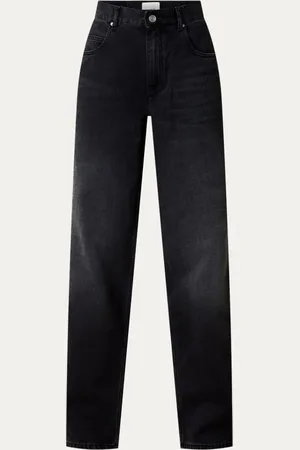 Isabel Marant Joanny high waist wide leg jeans in lyocellblend met gekleurde wassing