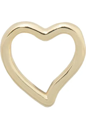 ANNA + NINA Plain Heart hanger verguld