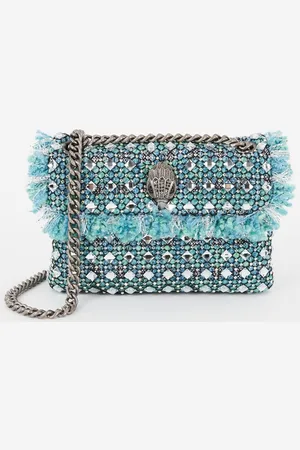 Kurt Geiger Kensington Mini schoudertas van tweed met strass