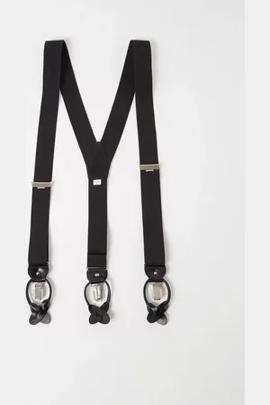 Profuomo Bretels met leren details