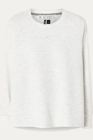 10 days Sweater met gemêleerd dessin