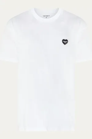 Carhartt Heart II Hartt T-shirt met logo- en backprint