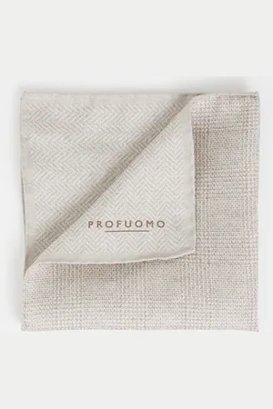 Profuomo Pochet van zijde 33 x 33 cm