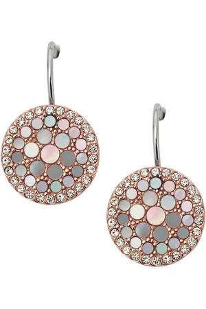 Fossil Oorhangers met parelmoer JF01737791
