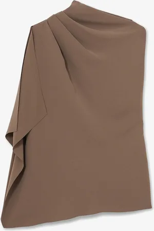 Reiss Elle one shoulder top met gedrapeerd detail