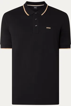 HUGO BOSS Parlay regular fit polo van piqué katoen met logo