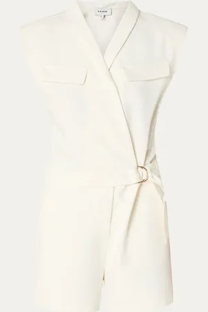Aaiko Megan straight fit playsuit met steekzakken
