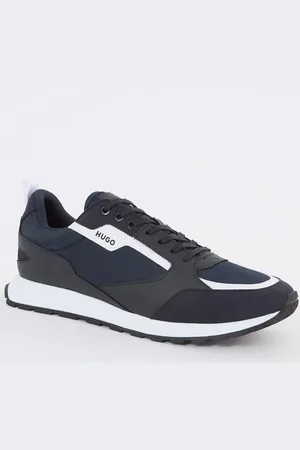 HUGO BOSS Icelin Runn sneaker met suède details
