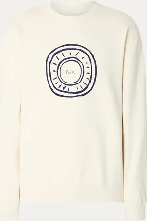 Foret Nova sweater van biologisch katoen met logoprint