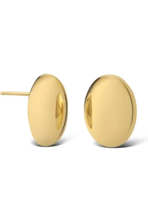 Casa Jewelry Bikkel S Shiny oorstekers verguld