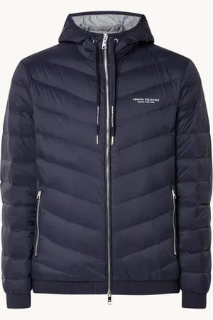 Emporio Armani Gewatteerd jack met donsvulling en ritszakken