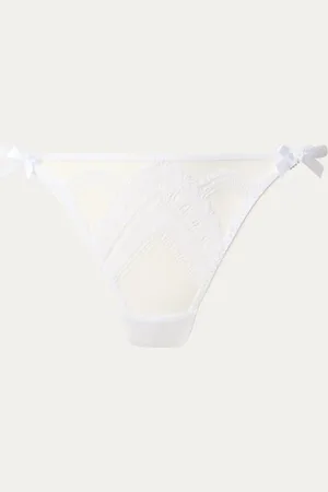 Agent Provocateur Alysia string van mesh met kant