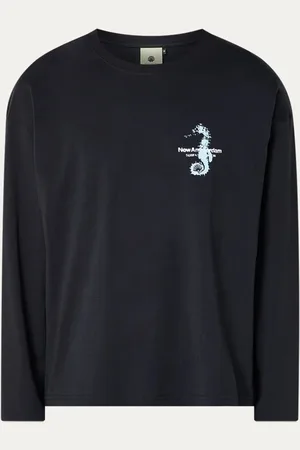 New Amsterdam Surf association Seahorse longsleeve met logo- en backprint