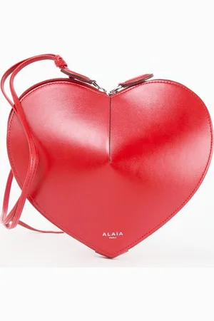 Alaïa Le Coeur crossbodytas van kalfsleer
