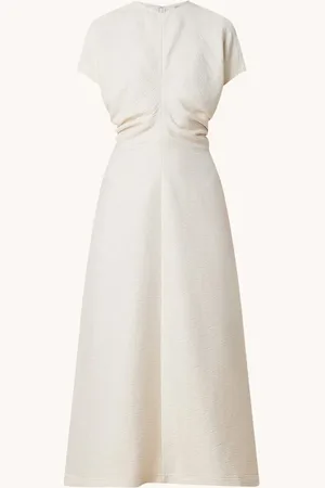 Totême Midi jurk met structuur