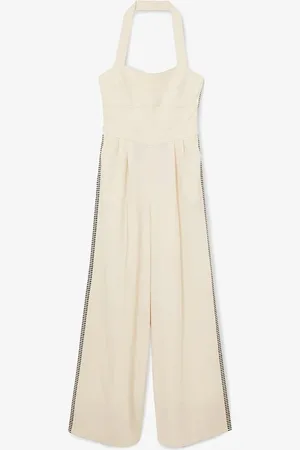 Reiss Viola wide fit jumpsuit met steekzakken