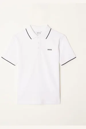 HUGO BOSS Polo van piqué katoen met logo