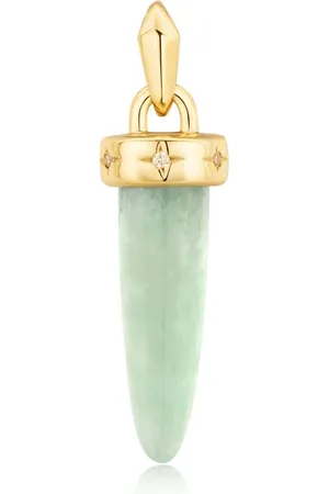 ANIA HAIE Amazonite hanger S verguld