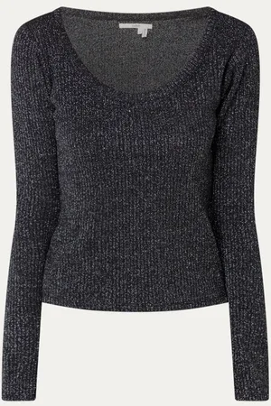 Bash Lily ribgebeide top met lurex