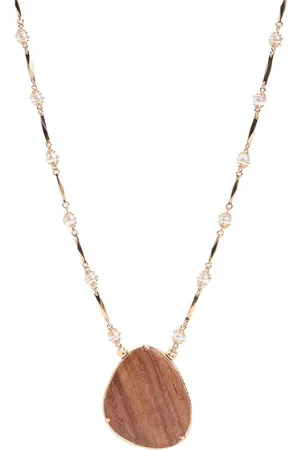Gas Bijoux Perla parelketting met hanger verguld